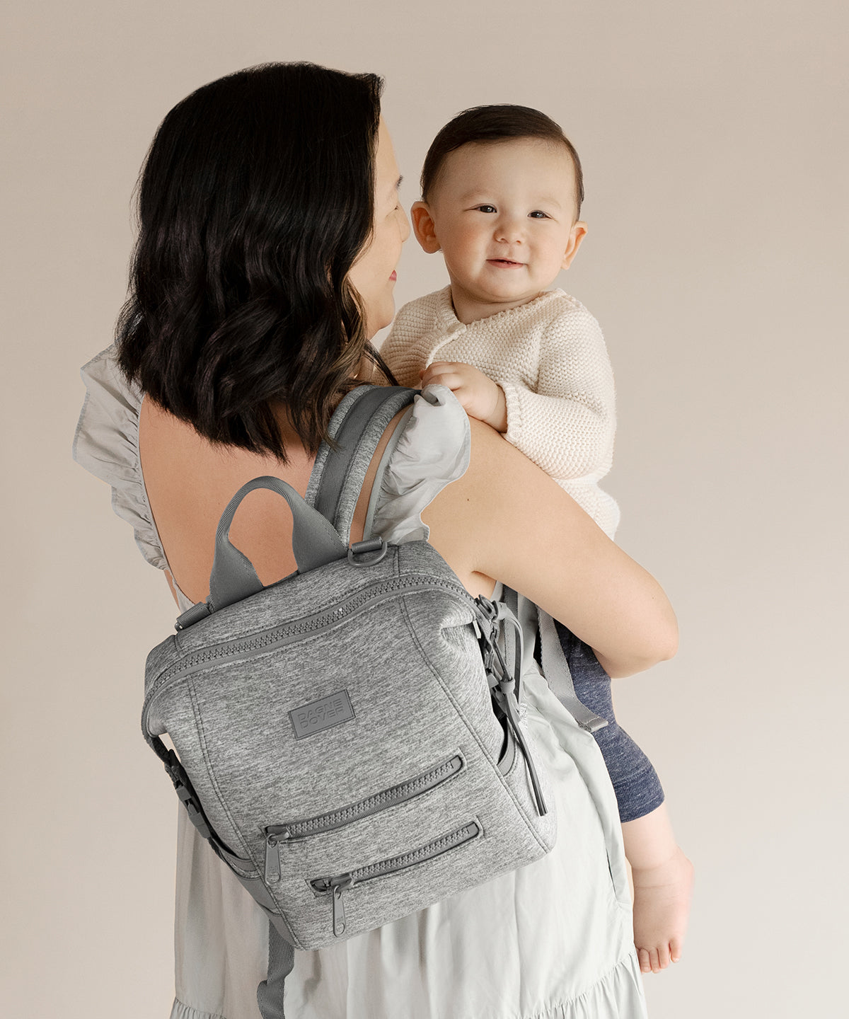 Indi Diaper Backpack in Camel, Small