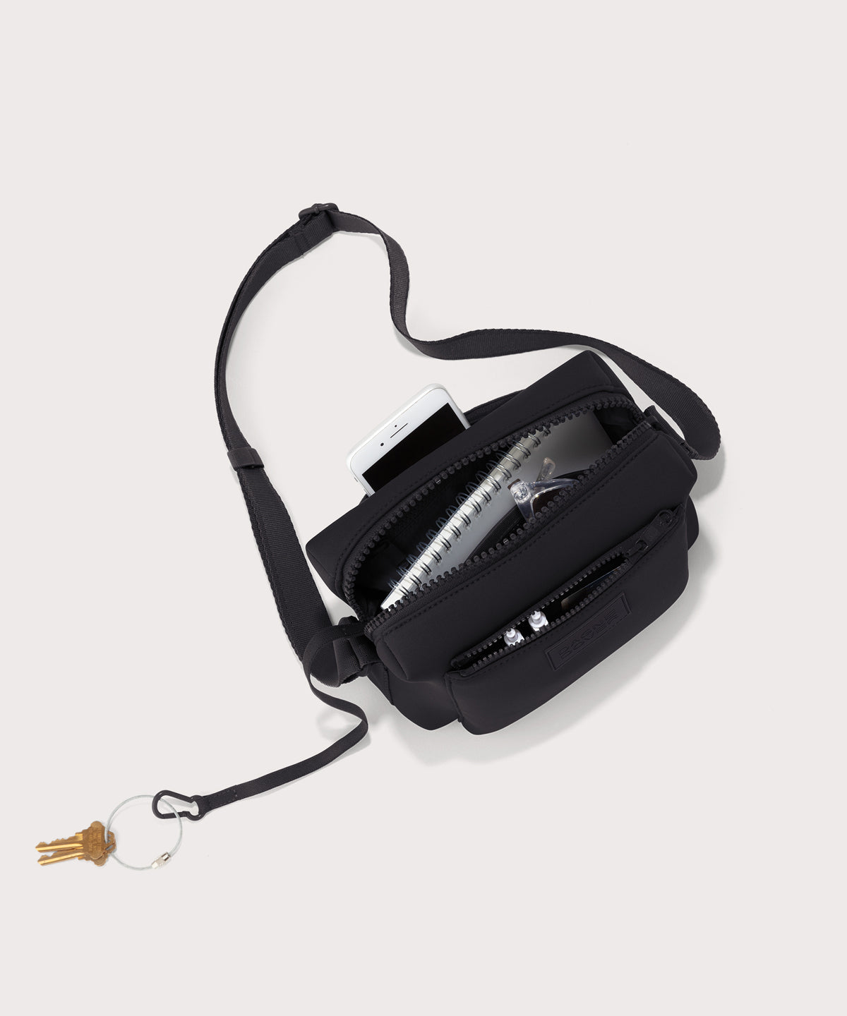 Micah Crossbody in Onyx