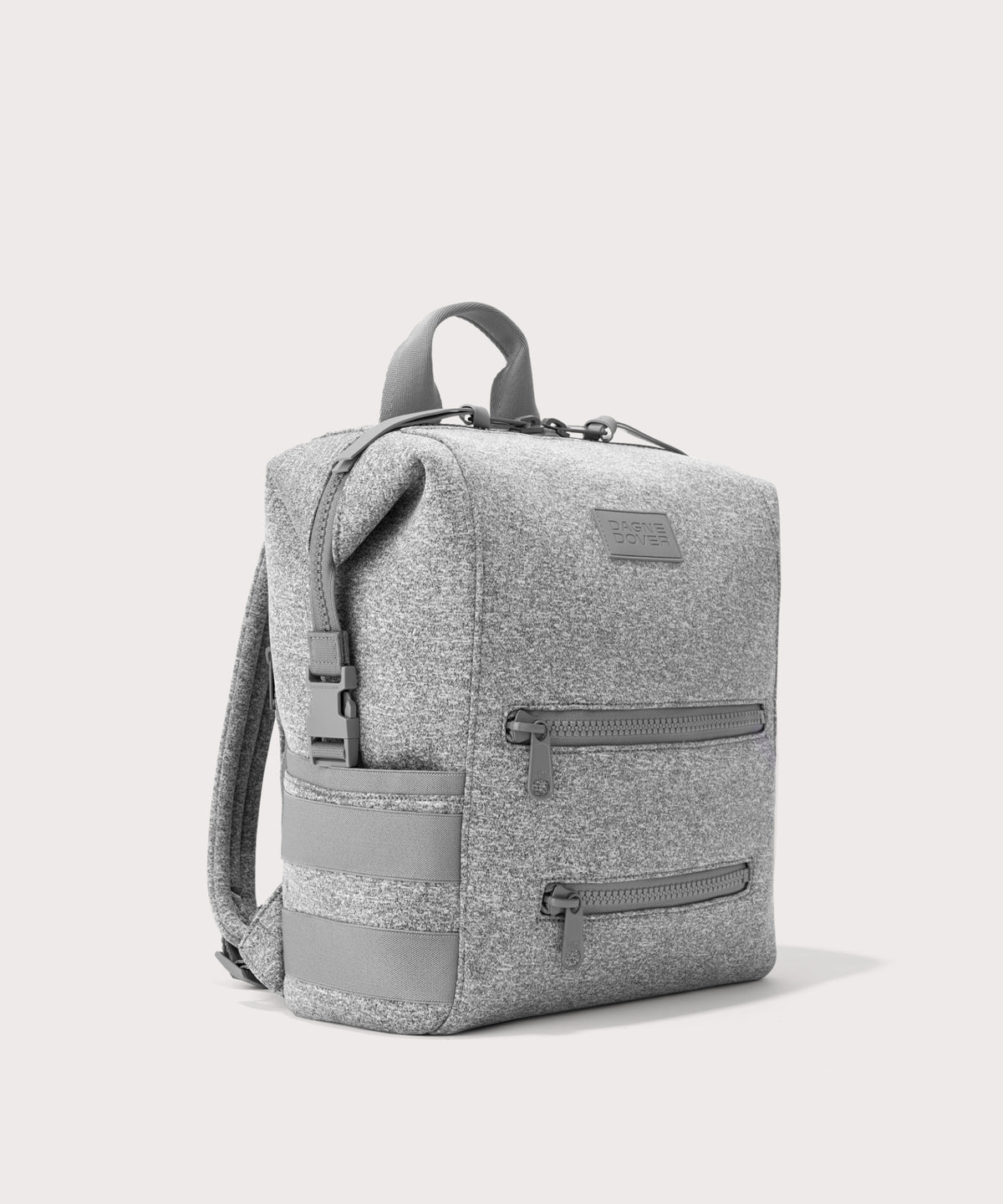Indi Diaper Backpack in Heather Grey, Medium