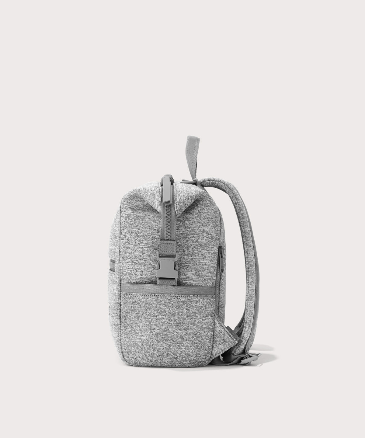 Indi Diaper Backpack in Heather Grey, Small