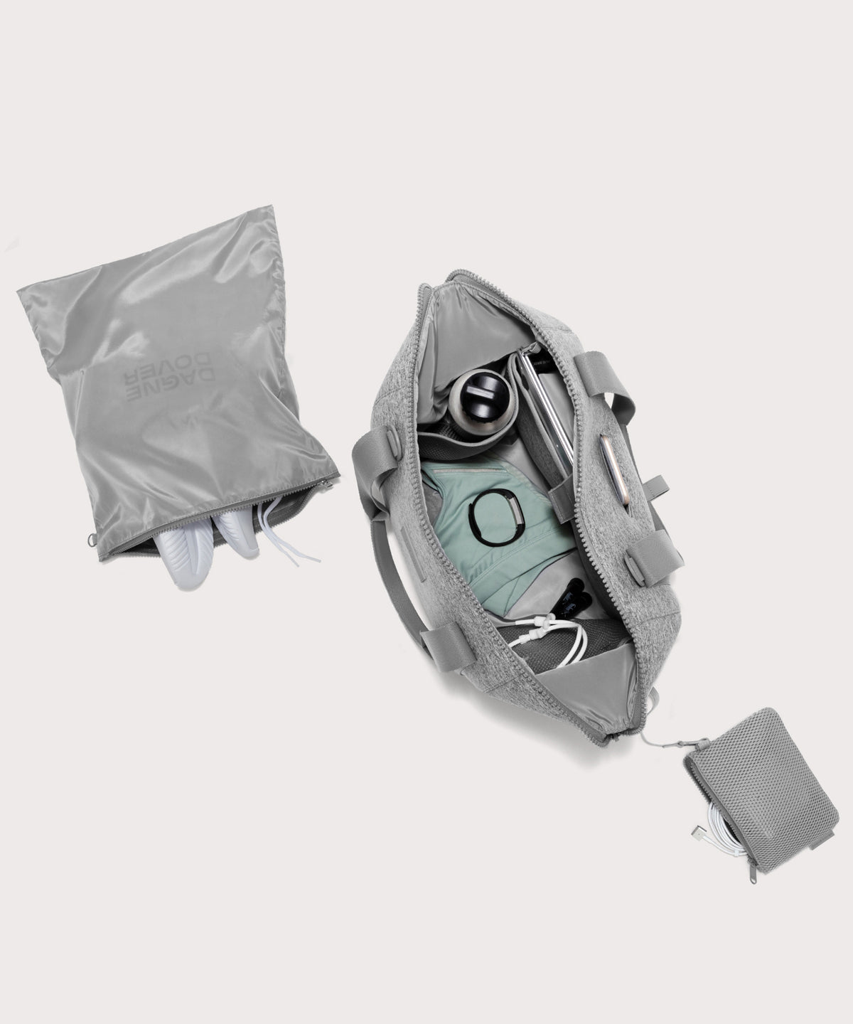 Landon Carryall in Heather Grey, Medium