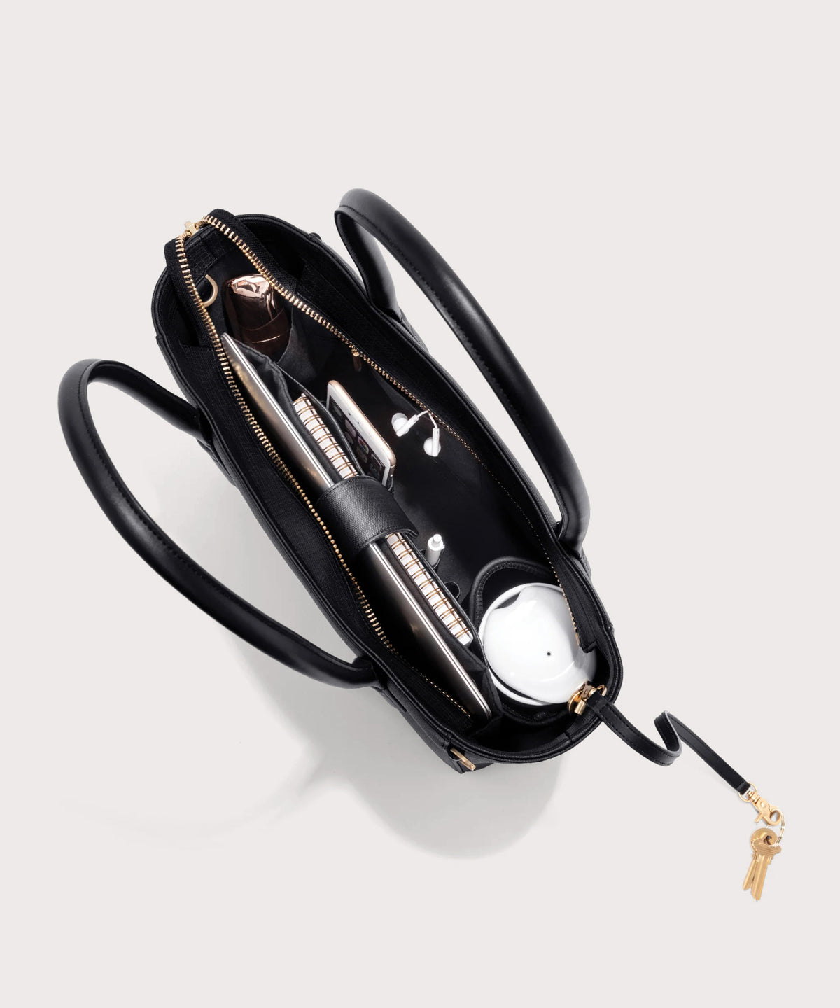 Signature Tote in Onyx, Classic