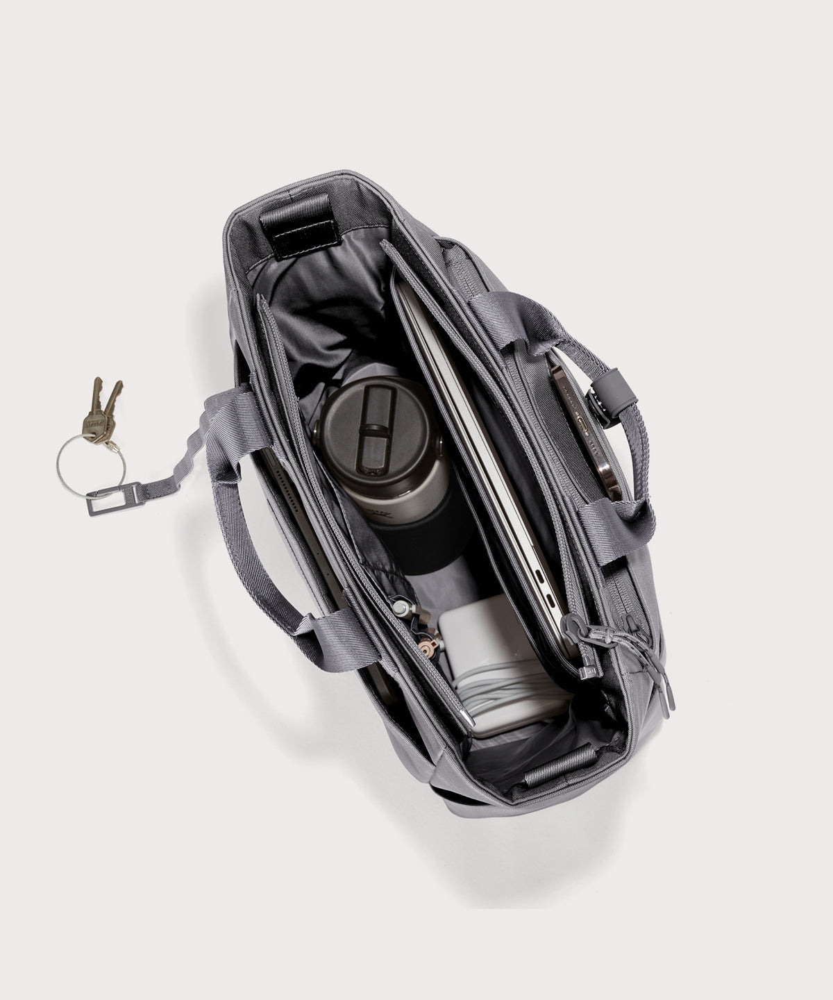 Petra Convertible Tote in Ash